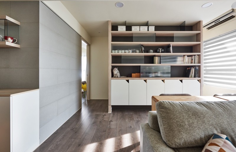 Интерьер квартиры в Тайбэе, Тайвань Интерьер квартиры в Тайбэе, Тайвань