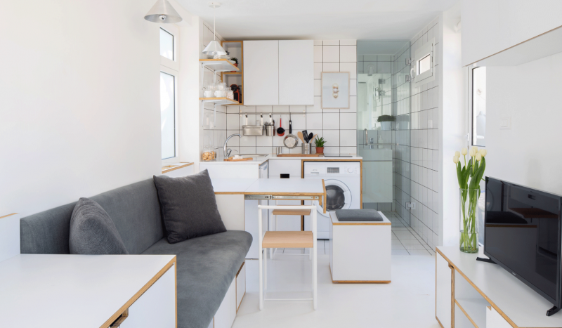 Квартира на крыше площадью 15 кв.м.