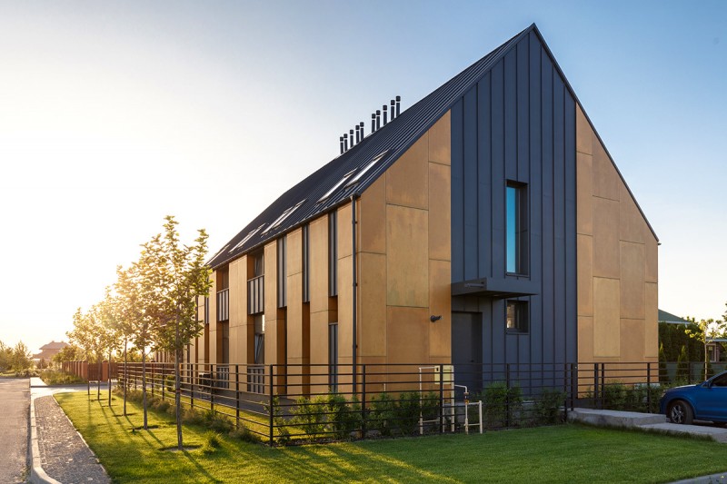 Лаконичный дизайн дуплекса