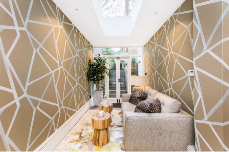 Отремонтированный викторианский дом в районе Кенсингтон в Лондоне