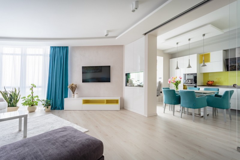 Светлая и воздушная атмосфера уютной квартиры