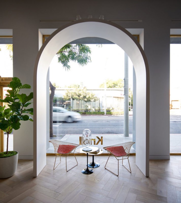 Дизайн выставочного зала Home Design Shop (Knoll) в Лос-Анджелесе, вдохновленный марокканским стилем