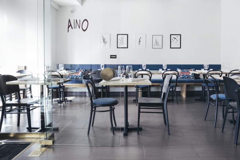 Финский ресторан Aino в центре Хельсинки