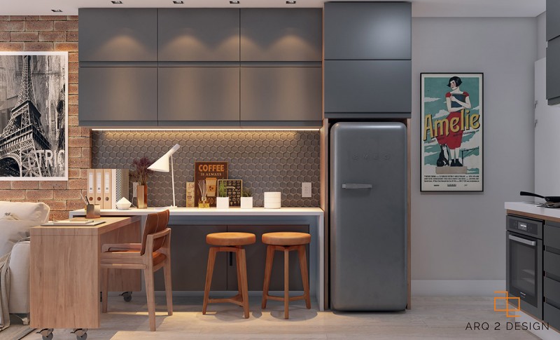 Интерьер уютной компактной квартиры