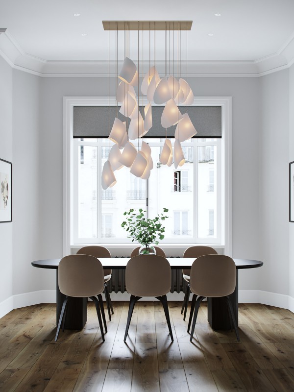 Интерьер в черно-белых тонах