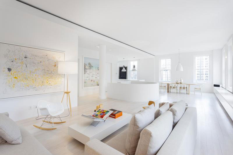 Квартира, находящаяся в легендарном Флэтайрон-билдинг на Манхэттене, Нью-Йорк