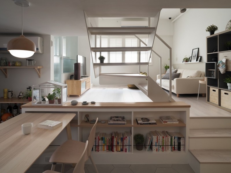 Многоуровневый лофт в Тайбэе