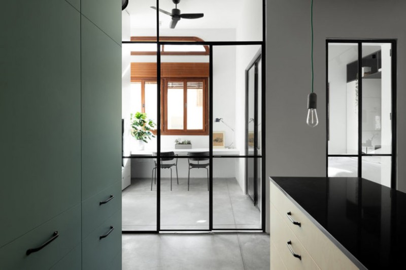 Современная квартира-лофт в Яффо, Израиль