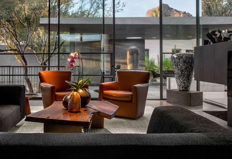 Бетонная резиденция в Аризоне