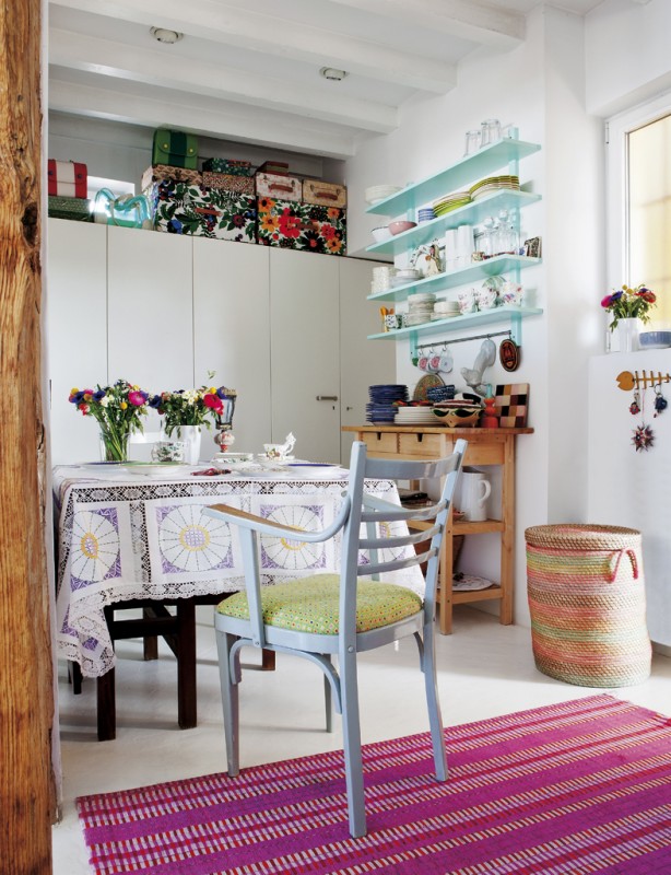 Деревенский колорит в интерьере пентхауса в Мадриде