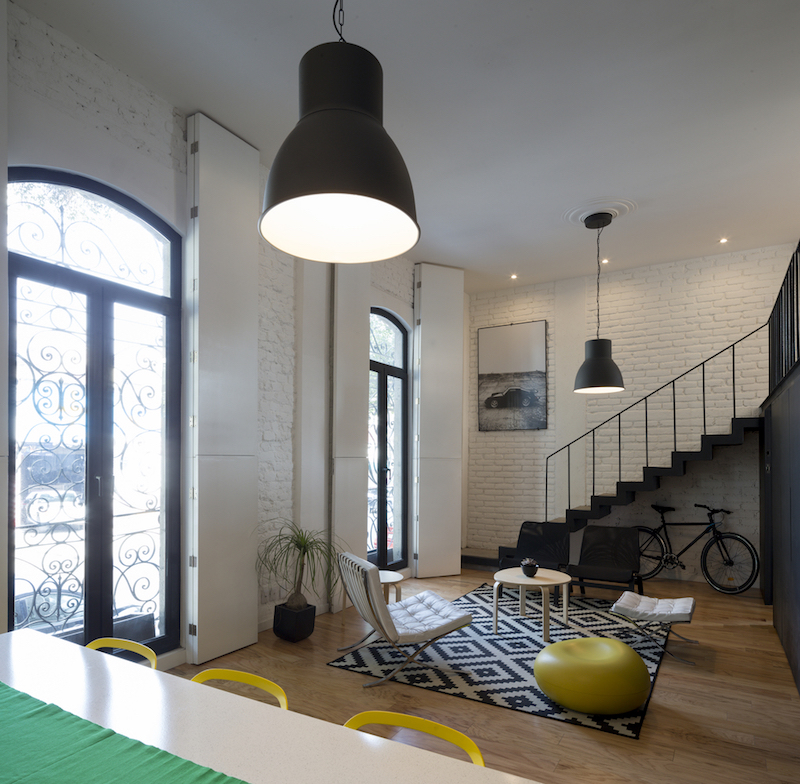 Двухуровневая квартира в центре Мехико