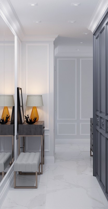 Интерьер квартиры в неоклассическом стиле