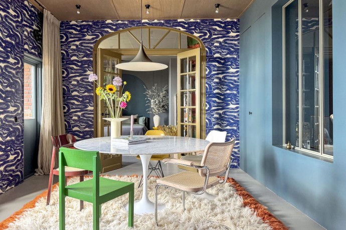 Квартира дизайнера Тео-Берта Пота в Гааге, Нидерланды