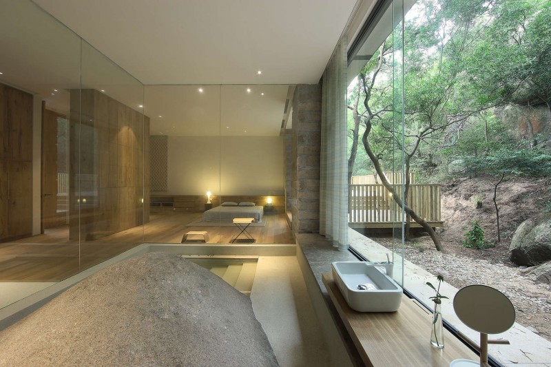 Натуральные материалы и приглушенные тона в интерьере дома в провинции Фуцзянь, Китай