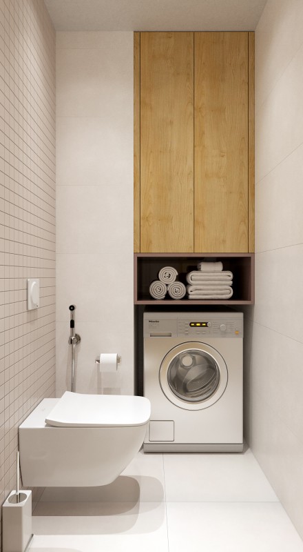 Небольшая квартира, оформленная в теплых тонах