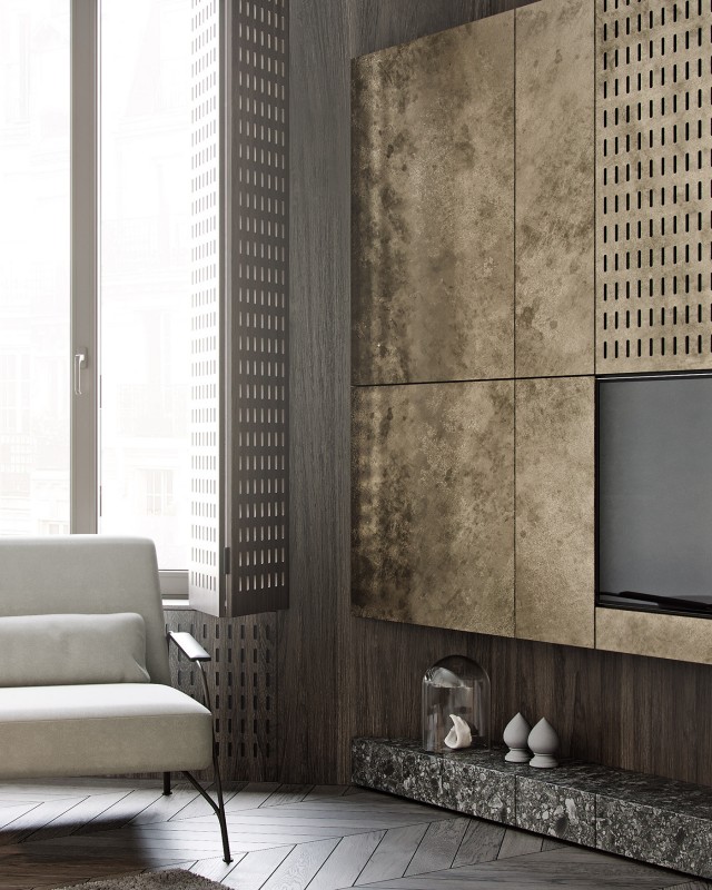 Роскошный интерьер квартиры площадью 107 кв.м.