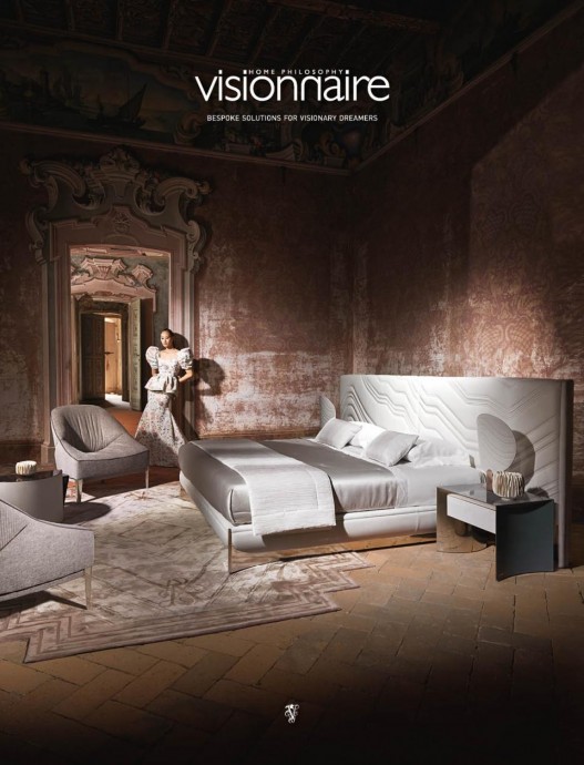Villa Arconati под Миланом, ставшая местом рекламных съемок для мебельной компании Visionnaire