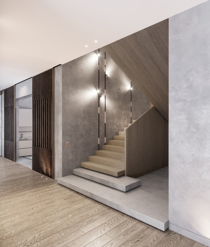 Загородный дом, оформленный в натуральных тонах