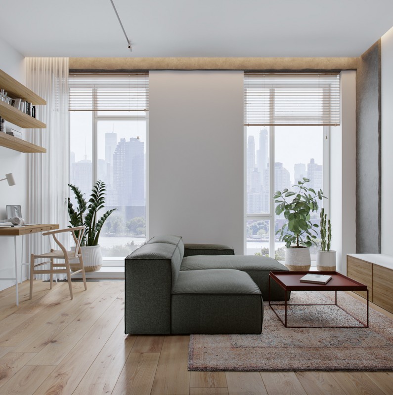 Акцент на красном