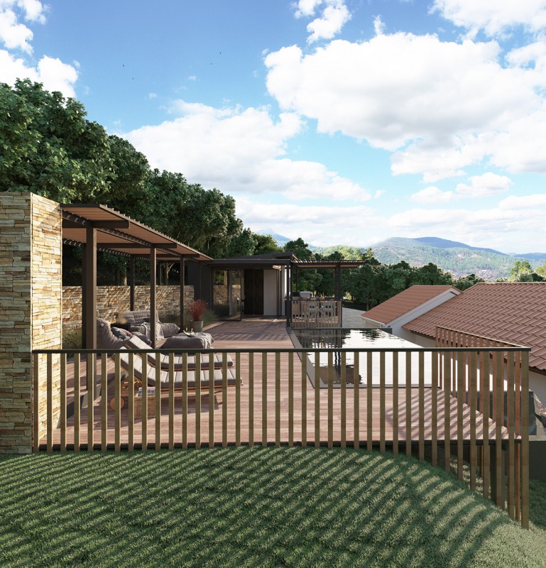 Дом для отдыха с бассейном во Франции