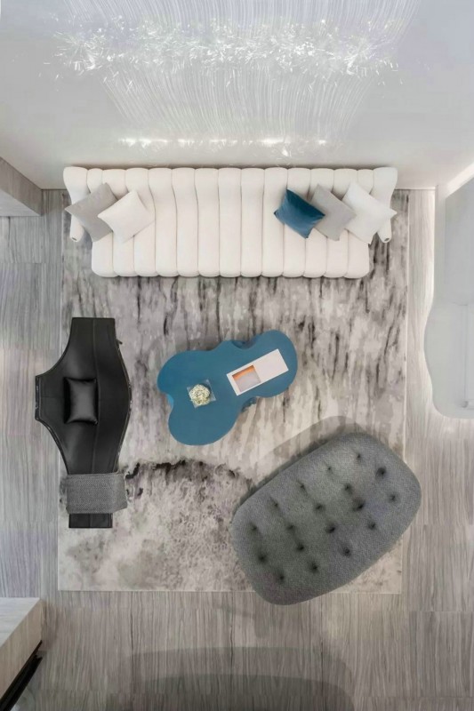 Футуристический интерьер резиденции в Китае