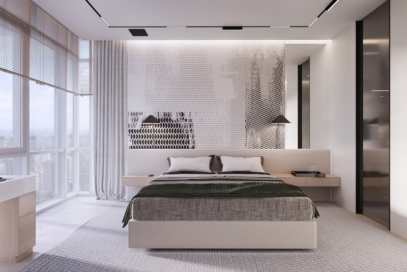 Интерьер квартиры в белом цвете