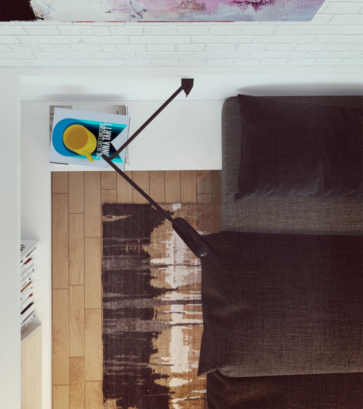 Интерьер уютной небольшой квартиры