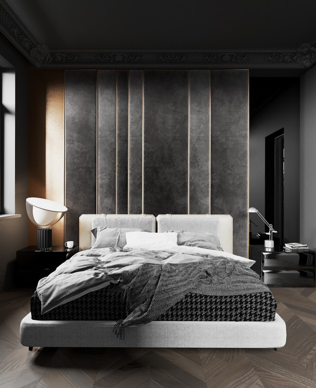 Оформление интерьера в черном цвете Оформление интерьера в черном цвете