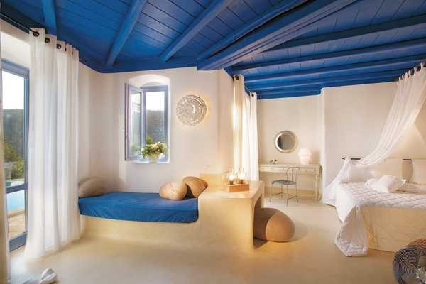 Роскошный отель Mykonos Blu на острове Миконос, Греция