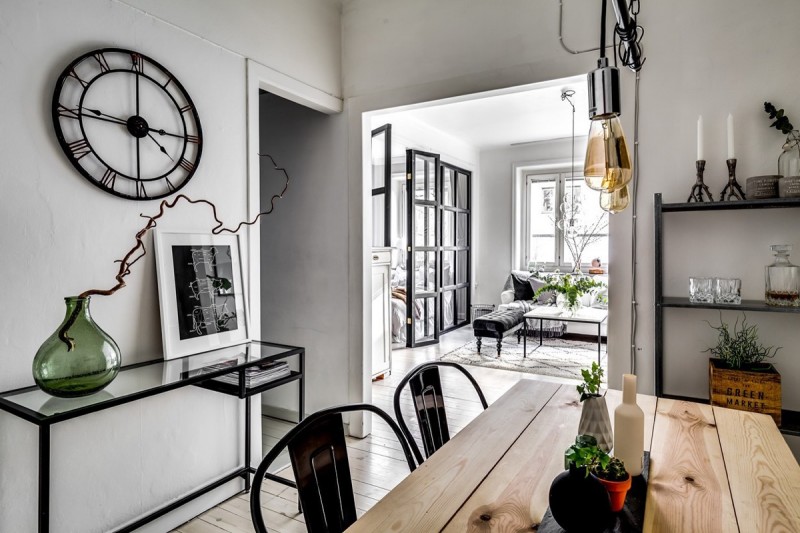 Сочетание черного и белого