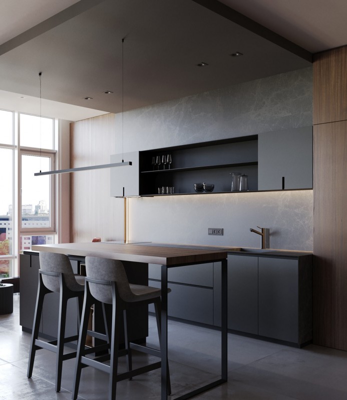 Современный домашний интерьер