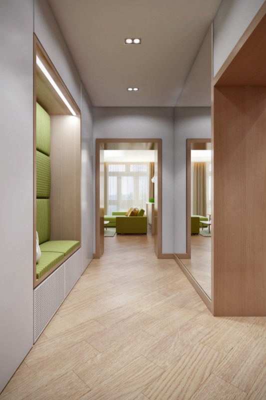 Уютная квартира с мягкими цитрусовыми акцентами