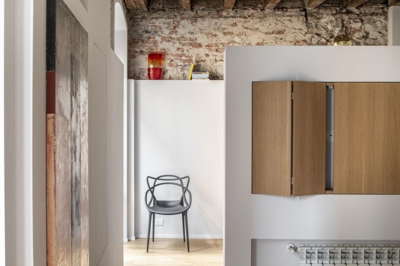 Квартира-студия в старинном полуразрушенном палаццо в Италии