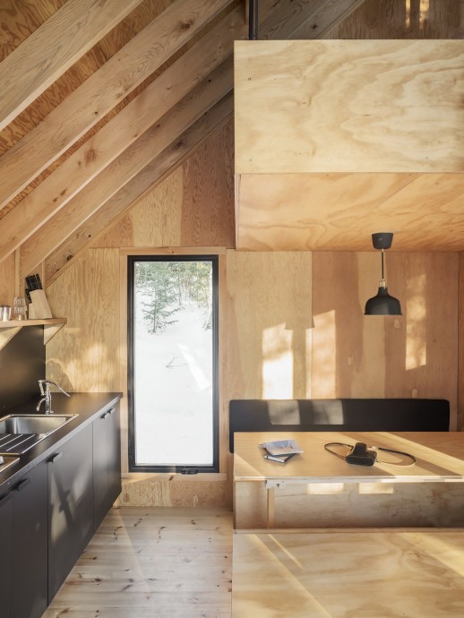 La Pointe: мини-дом, спроектированный для парка Пуассон-Блан, Оттава, Канада