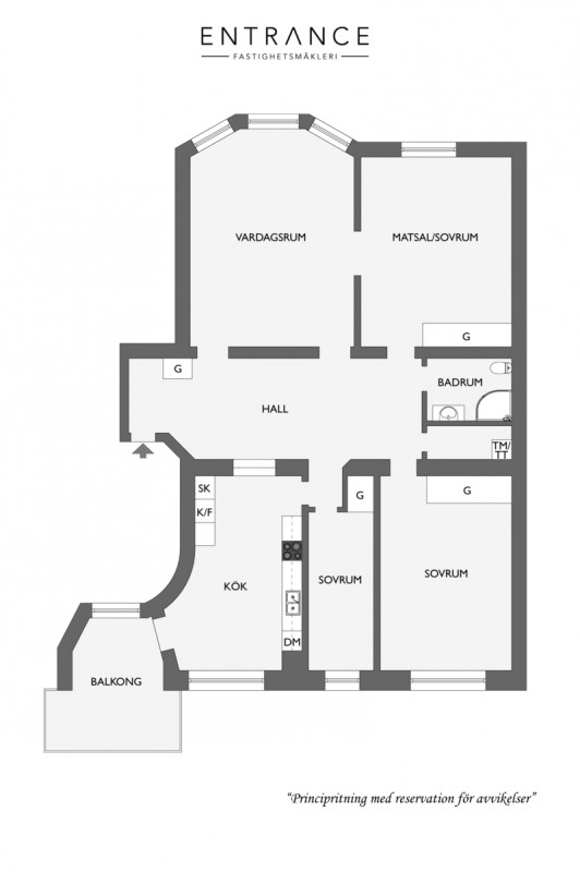 Очаровательная квартира площадью 128 м2 в Гётеборге, Швеция