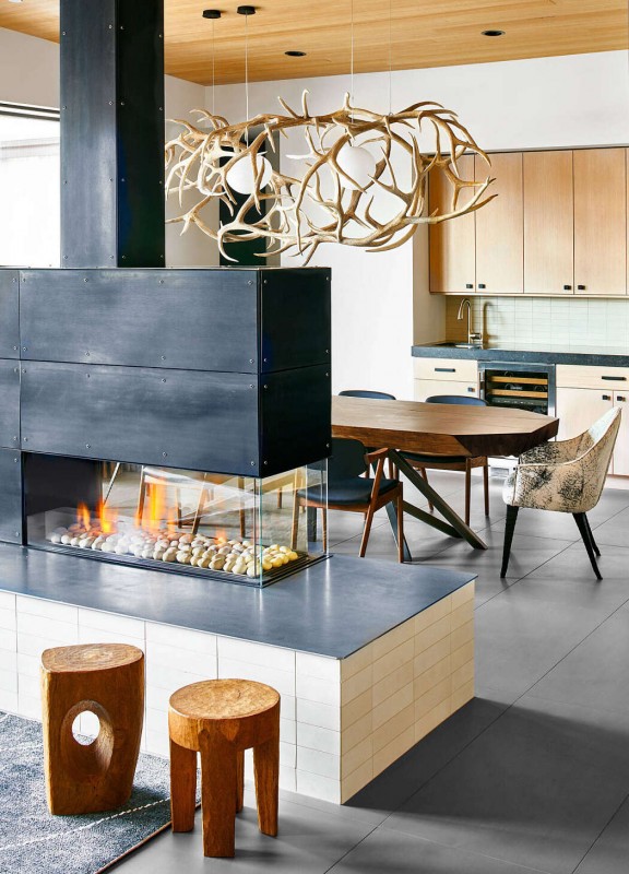 Просторный лофт, расположенный в Стимбот-Спрингс, штат Колорадо