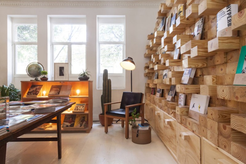 Уникальная библиотека Casa Bosques в Мехико