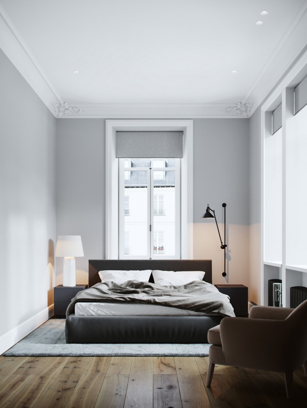 Интерьер в черно-белых тонах