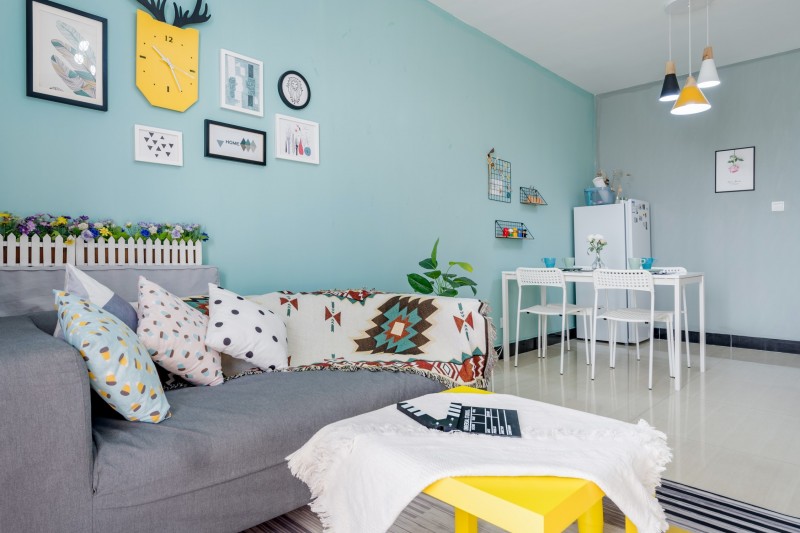 Яркая квартира в городе Сиань, Китай Яркая квартира в городе Сиань, Китай