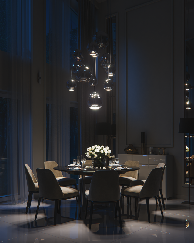 Кухня и гостиная в загородном доме Кухня и гостиная в загородном доме