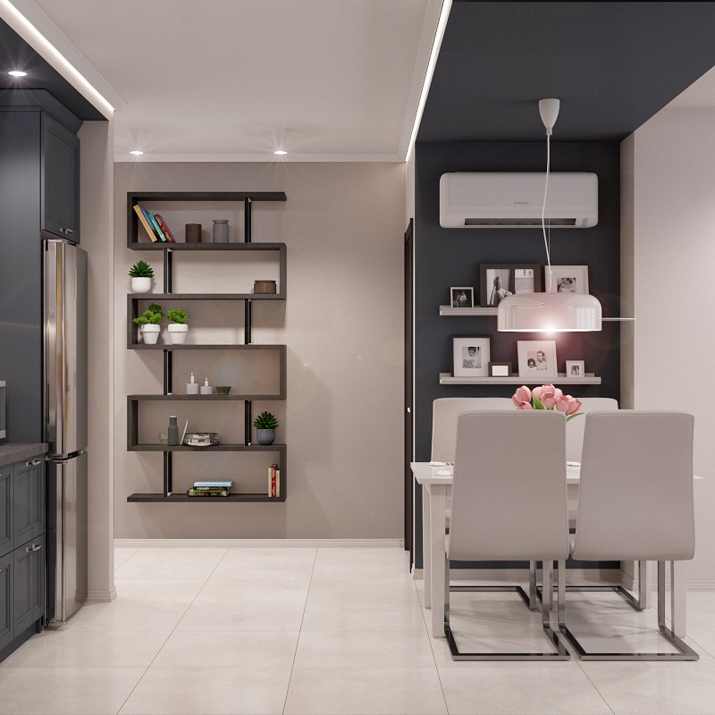 Натуральная палитра и гармоничные сочетания: интерьер двухкомнатной квартиры Натуральная палитра и гармоничные сочетания: интерьер двухкомнатной квартиры