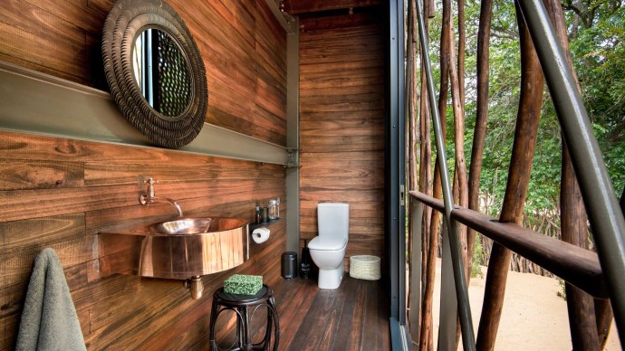 Ngala Treehouse - уединенный домик в частном заповеднике Ngala Private Game Reserve, ЮАР