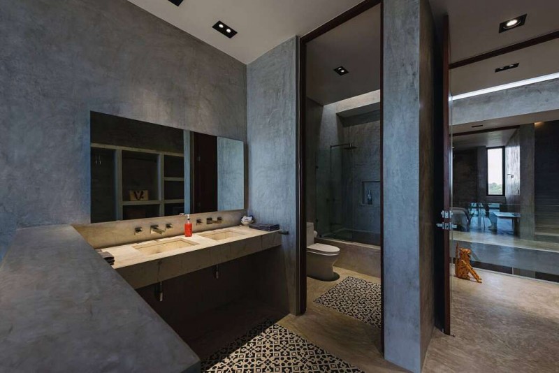 Бетонный пляжный дом на побережье Юкатана в Мексике Бетонный пляжный дом на побережье Юкатана в Мексике