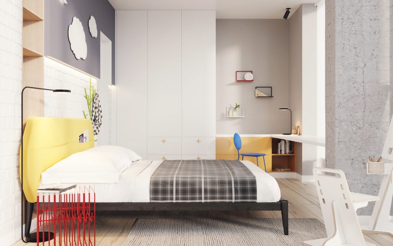 Эффектный контраст черного, белого и красного Эффектный контраст черного, белого и красного