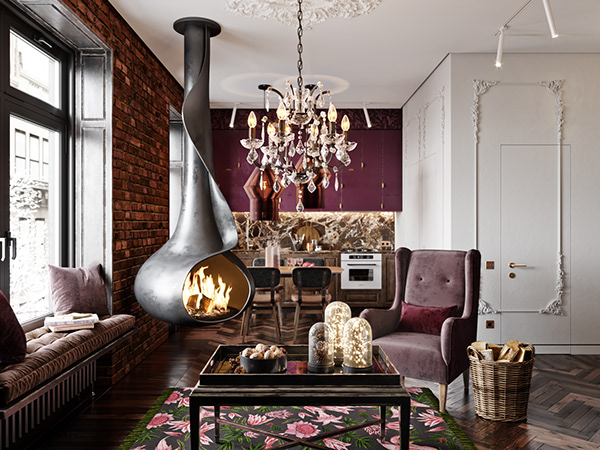 Эклектичный дизайн квартиры Эклектичный дизайн квартиры