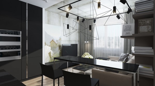 Функциональный интерьер квартиры-студии