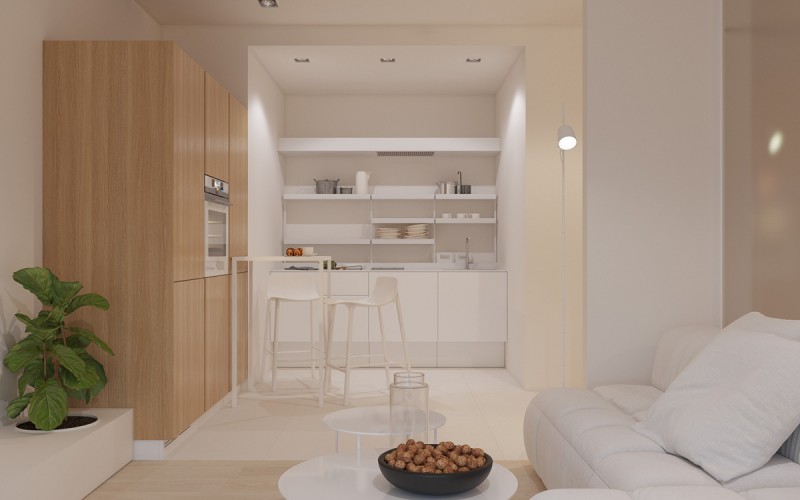 Интерьер квартиры в Киеве площадью 52 кв.м.