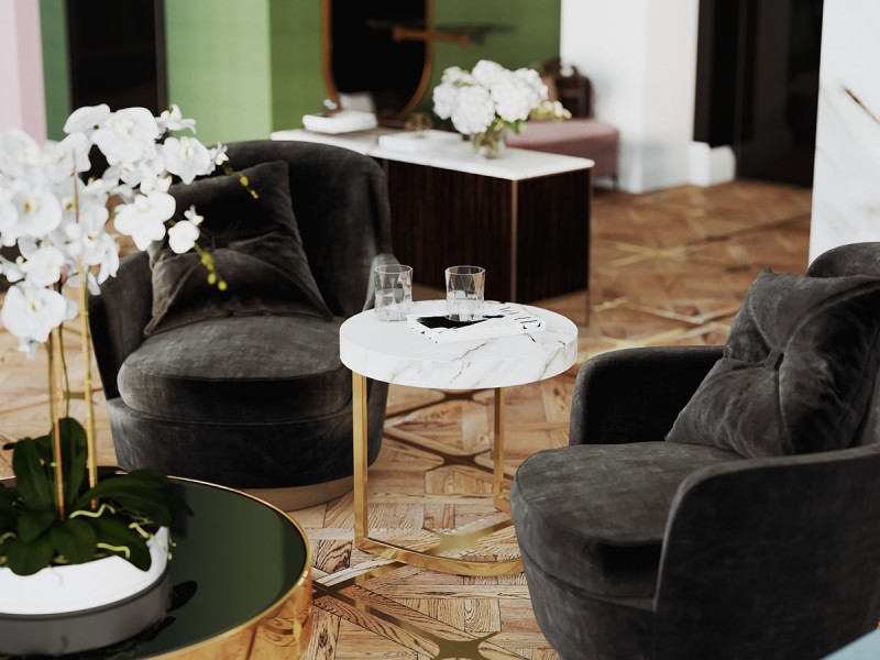 Люкс отеля в стиле "арт-деко"