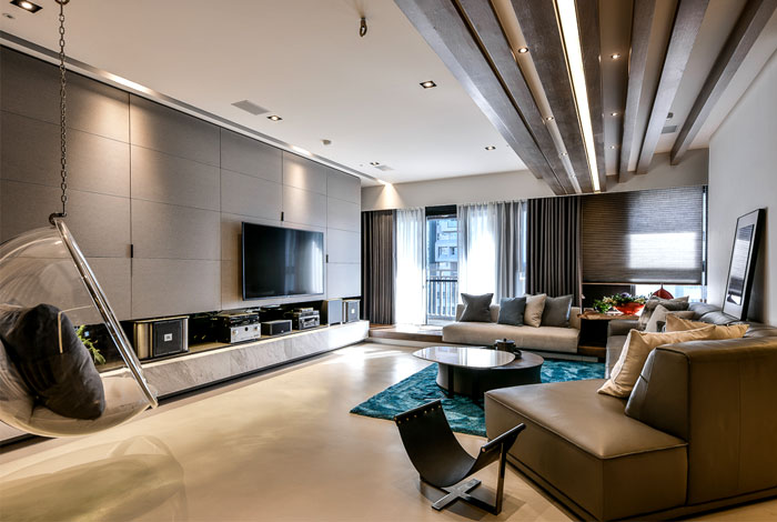 Просторные апартаменты в Тайбэе