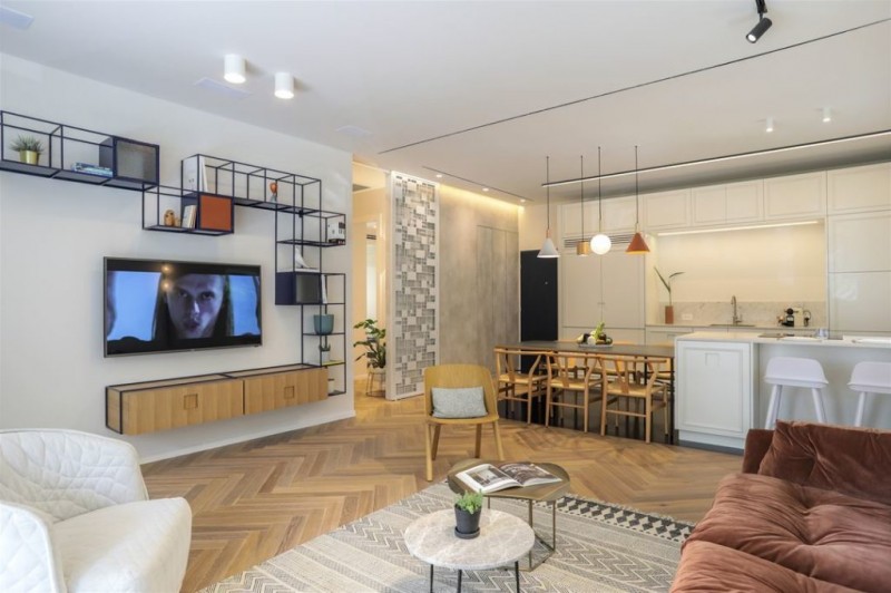 Скандинавский стиль в приморской квартире в Тель-Авиве